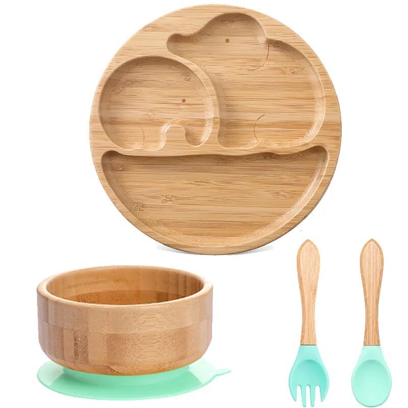 Toddler Bamboo Plate Set - Koko Mee