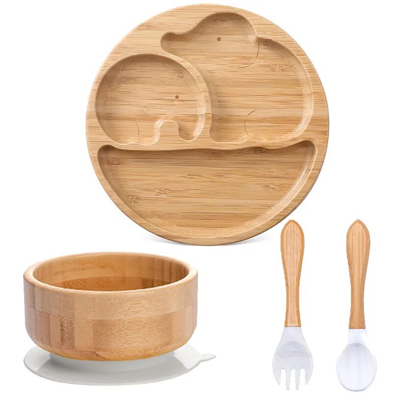 Toddler Bamboo Plate Set - Koko Mee