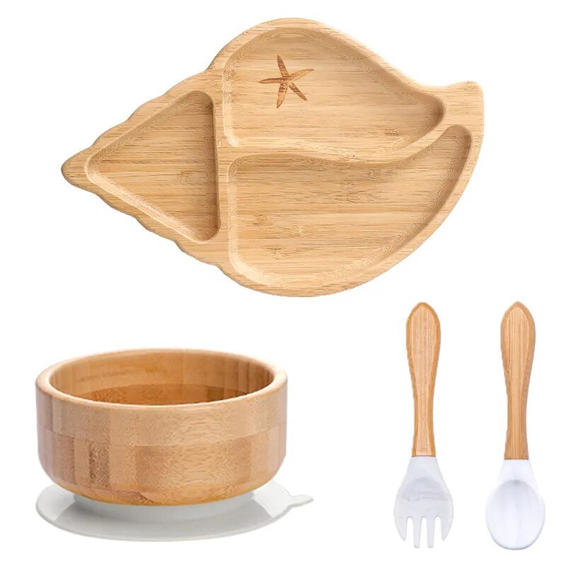 Toddler Bamboo Plate Set - Koko Mee