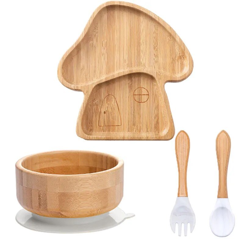 Toddler Bamboo Plate Set - Koko Mee