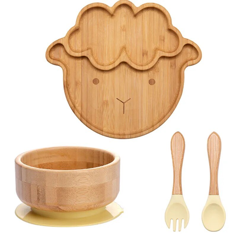 Toddler Bamboo Plate Set - Koko Mee