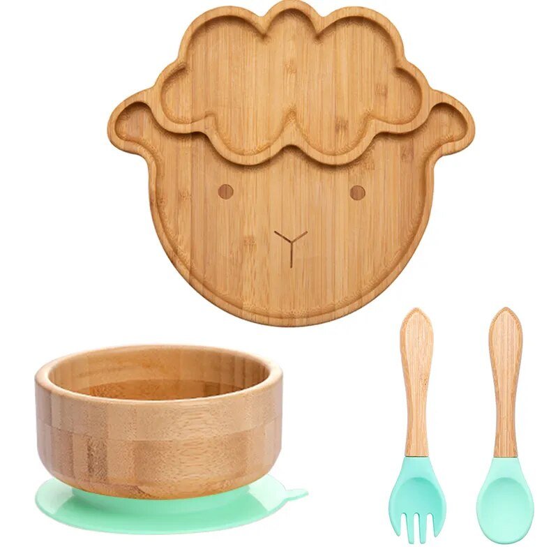 Toddler Bamboo Plate Set - Koko Mee