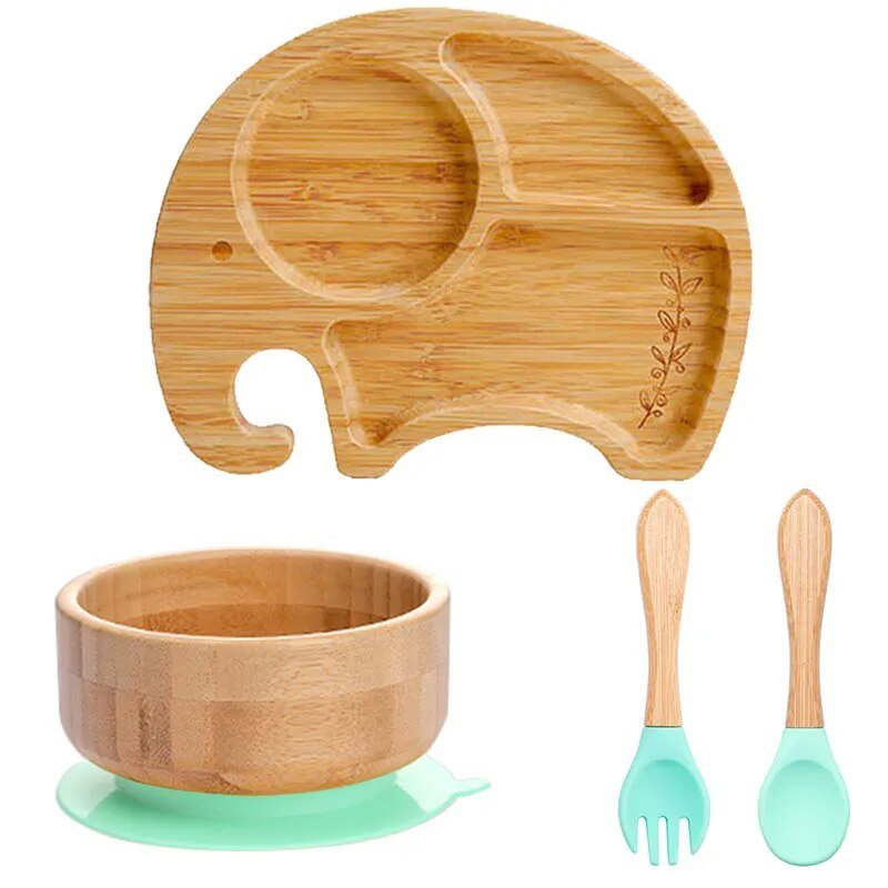 Toddler Bamboo Plate Set - Koko Mee