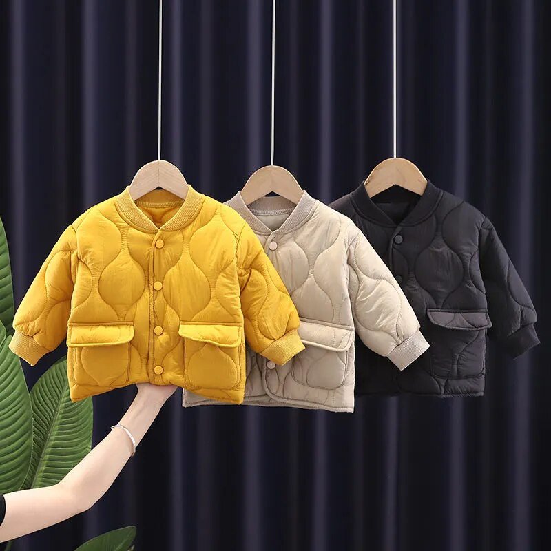 Toddler Winter Quilted Jacket I Casual Kids Bomber - Koko Mee