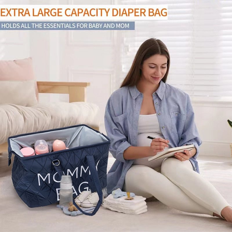5Pc Embroidered Travel Mommy Diaper Bag I Portable Maternity Bag-Koko Mee-Koko Mee