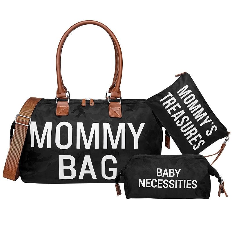 5Pc Embroidered Travel Mommy Diaper Bag I Portable Maternity Bag-Koko Mee-Koko Mee