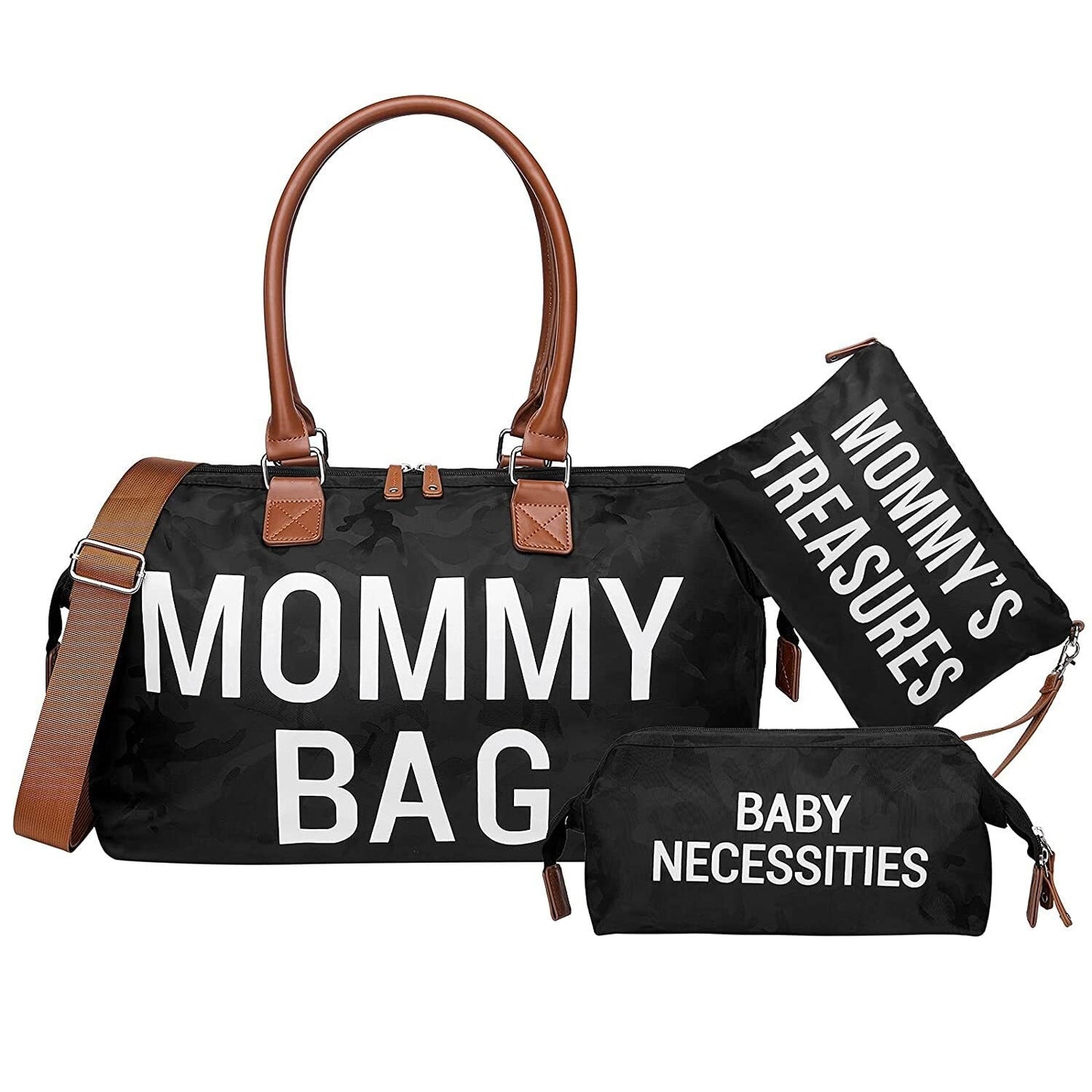 5Pc Embroidered Travel Mommy Diaper Bag I Portable Maternity Bag-Koko Mee-Koko Mee