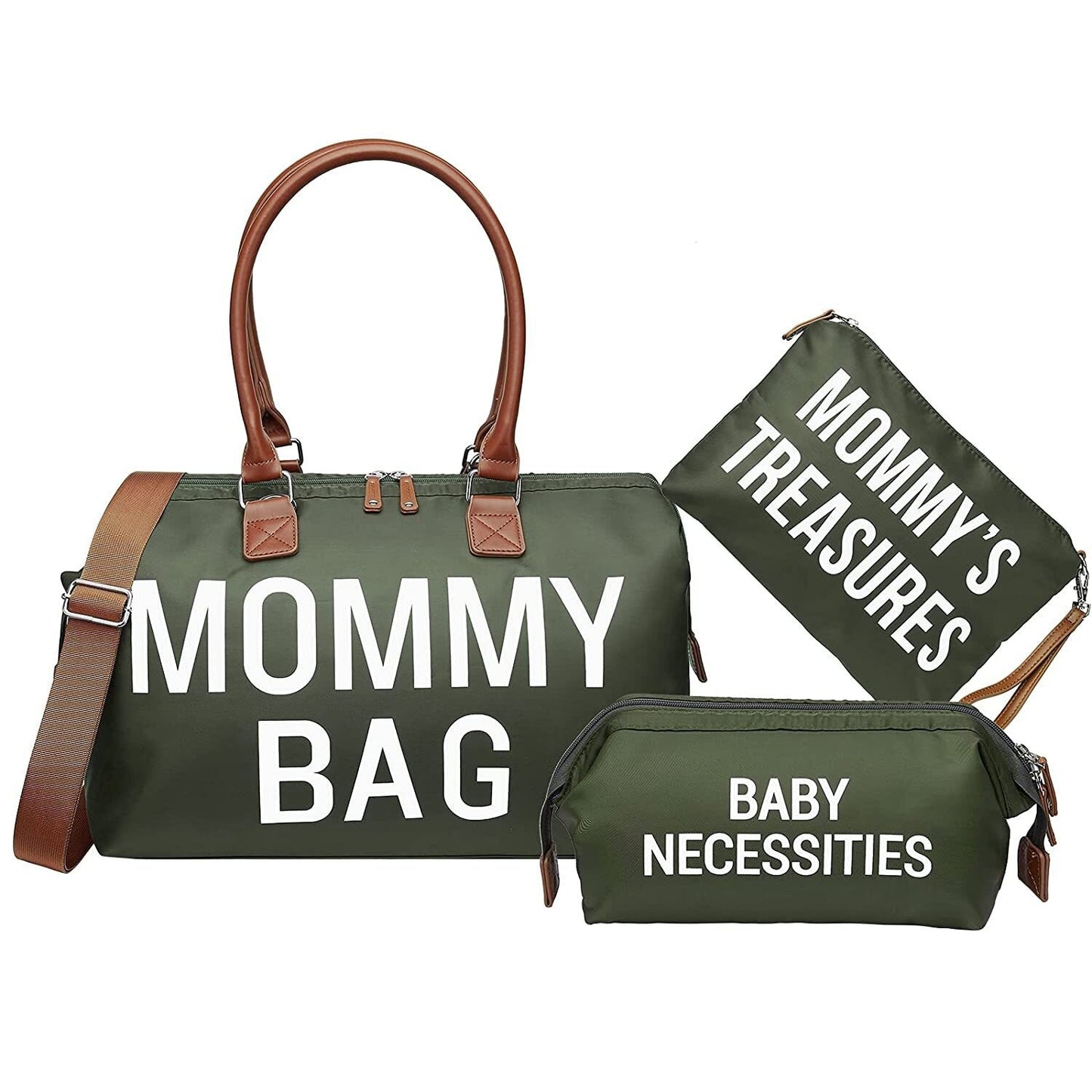 5Pc Embroidered Travel Mommy Diaper Bag I Portable Maternity Bag-Koko Mee-Koko Mee