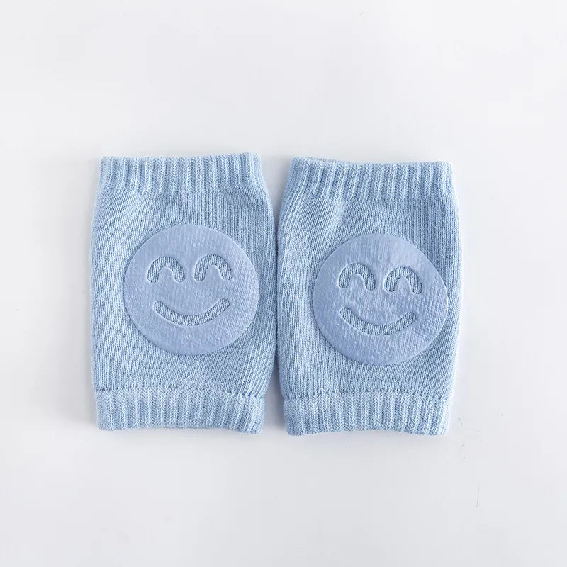 Baby Girls & Boys Non-slip Baby Knee Pads for Crawling at Koko Mee - light blue