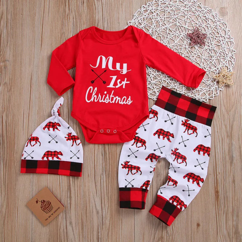 My First Christmas Baby Outfit - Koko Mee