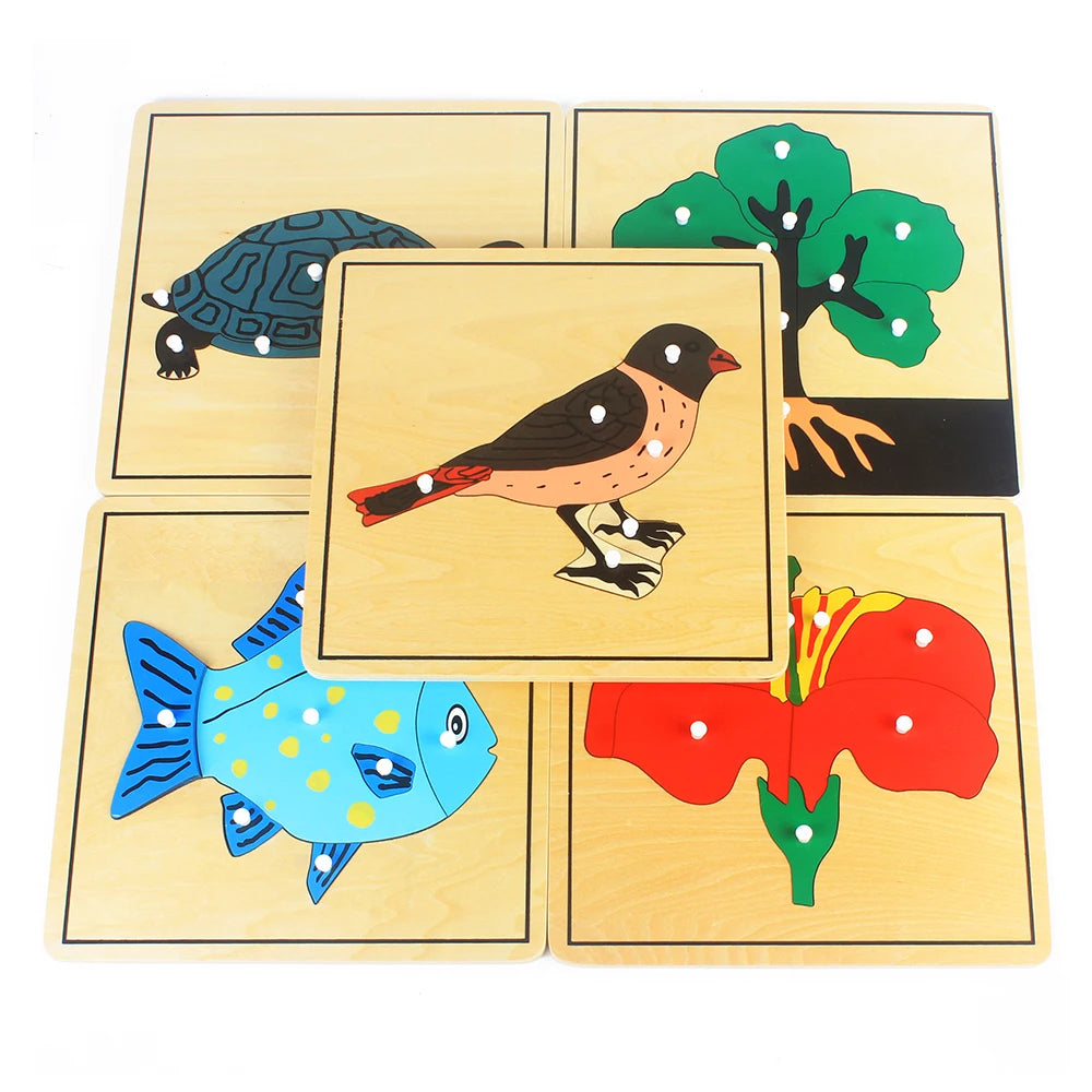 Kids Wooden Puzzle - Montessori - Koko Mee