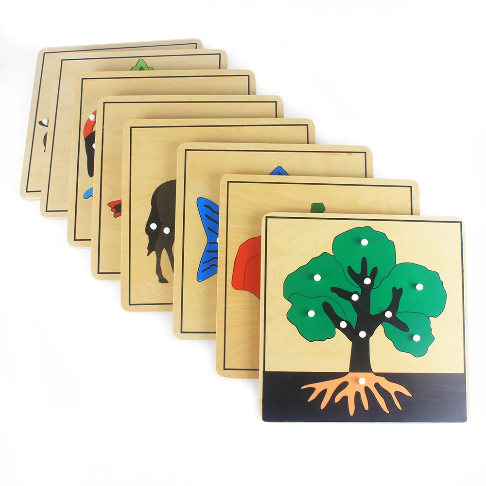 Kids Wooden Puzzle - Montessori - Koko Mee