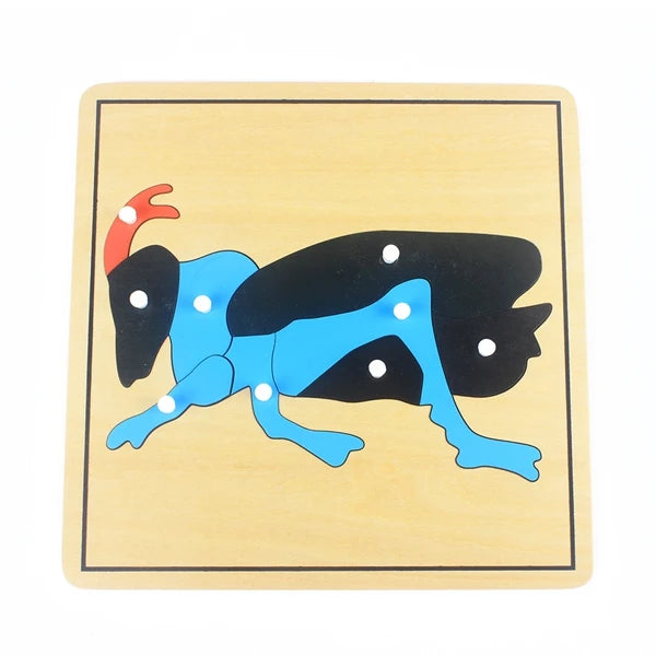 Kids Wooden Puzzle - Montessori - Koko Mee - Insect