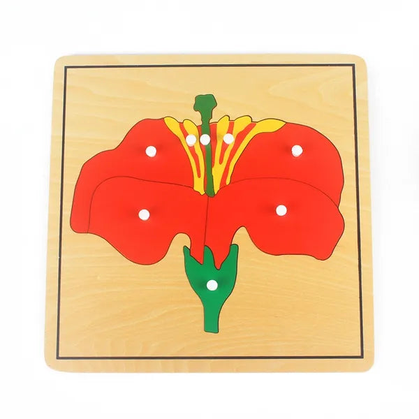 Kids Wooden Puzzle - Montessori - Koko Mee - Flower