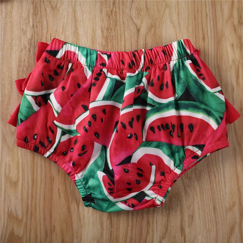 Toddler Girl Watermelon Swimsuit Koko Mee