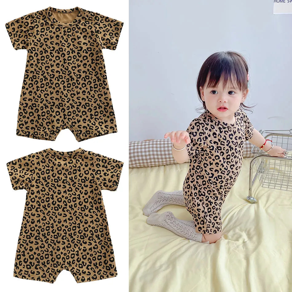 Cute Leopard Print Romper - Koko Mee