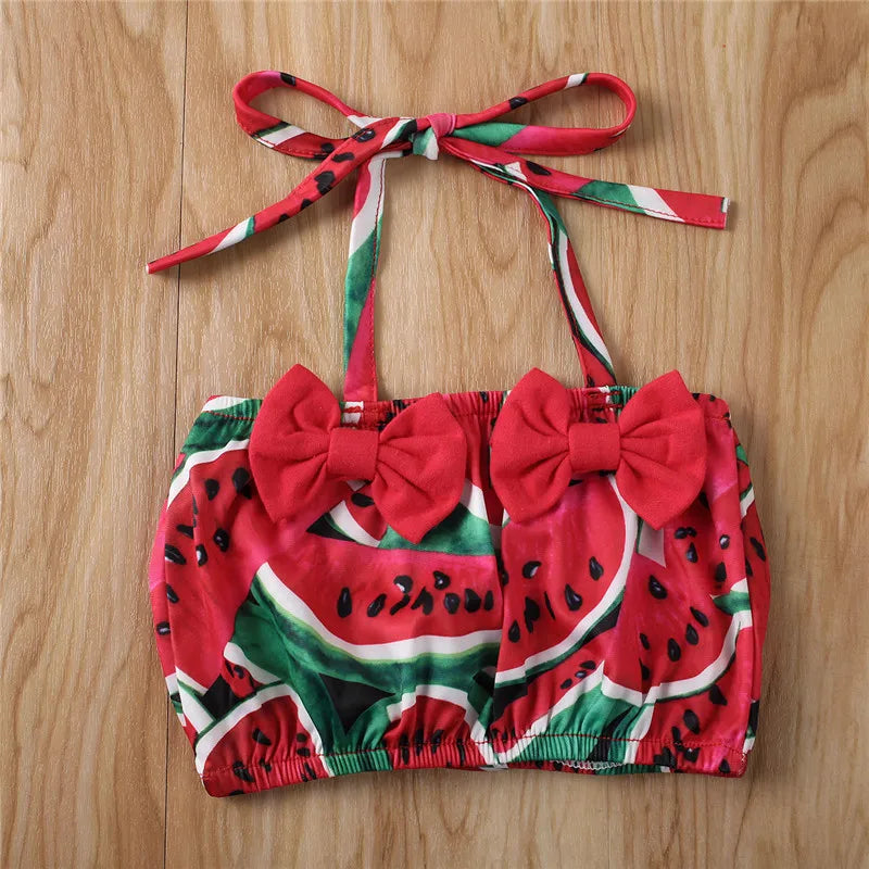 Toddler Girl Watermelon Swimsuit Koko Mee