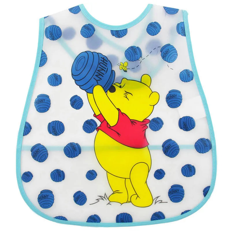 Disney waterproof baby and toddler bibs - winnie the pooh