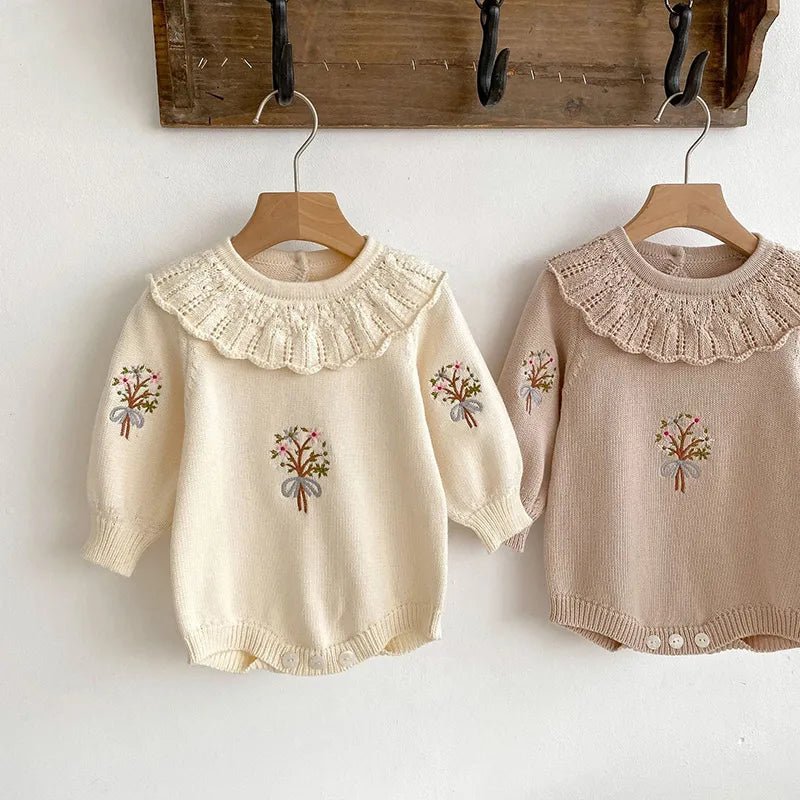 Baby Toddler Girls Embroidery Sweater - Koko Mee