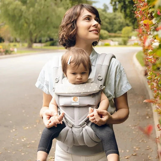 Ergonomic Baby Carrier I Cool Air Mesh Cotton Backpack - Koko Mee