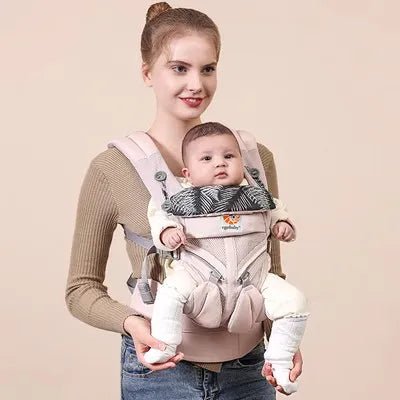 Ergonomic Baby Carrier I Cool Air Mesh Cotton Backpack - Koko Mee