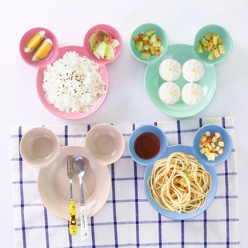 Kid's Mickey Mouse Divided Plate - Koko Mee