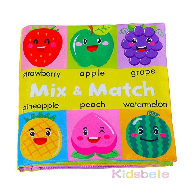 Kidsbele Baby Soft Books I Mix&Match Colorful Early Learning Educational Toys - Koko Mee